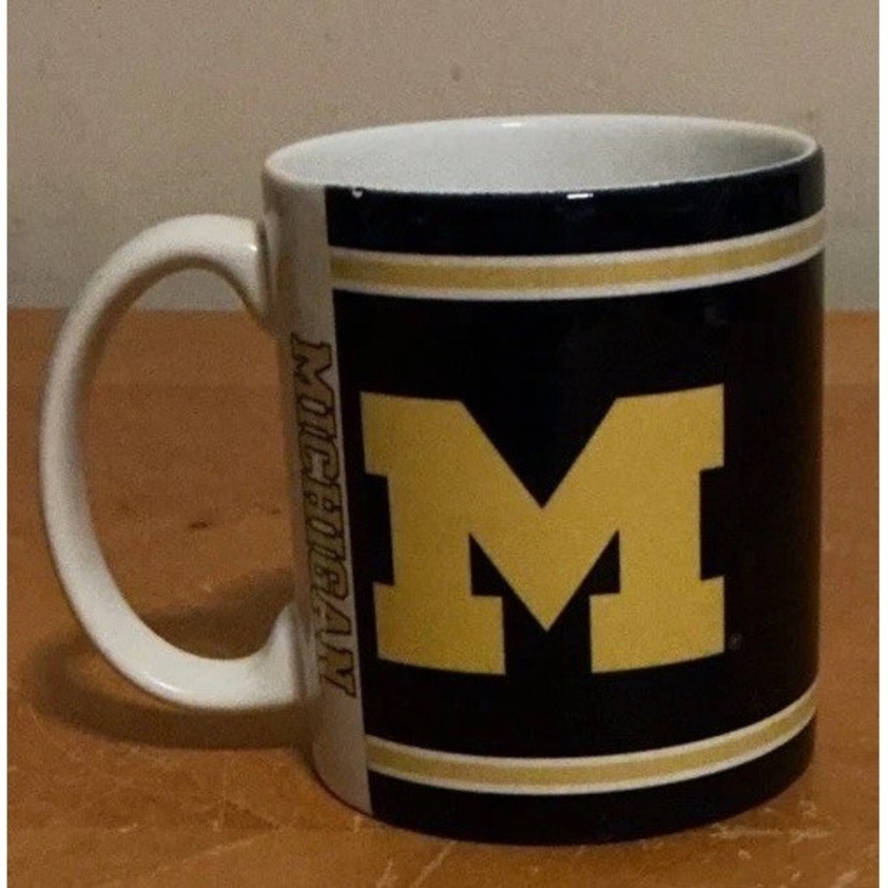 NCAA Michigan Wolverines 11oz Coffee Mug, Official Licensed Collegiate Product